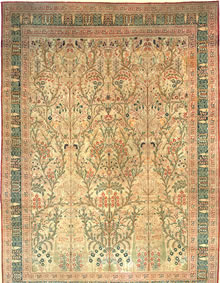 Antique Tabriz Persian Rug 3247 Antique Tabriz Persian Rug 3247
