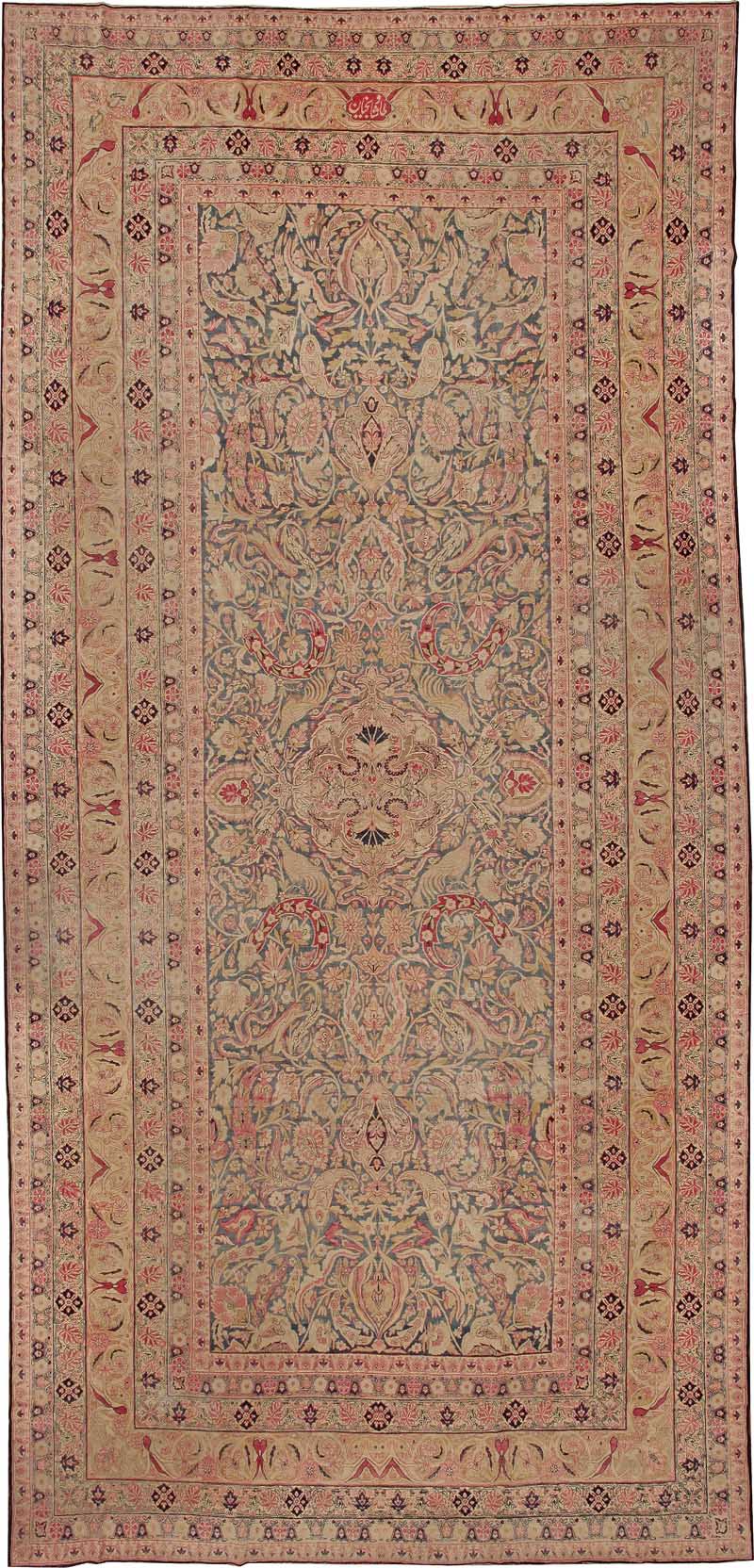 Antique Kerman Persian Rug 43625 Main Image - By Nazmiyal Antique Kerman Persian Rug 43625 Main Image - By Nazmiyal