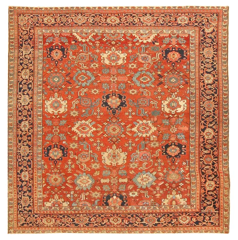 Antique Bakshaish Persian Rug 43228 Main Image - By Nazmiyal Antique Bakshaish Persian Rug 43228 Main Image - By Nazmiyal