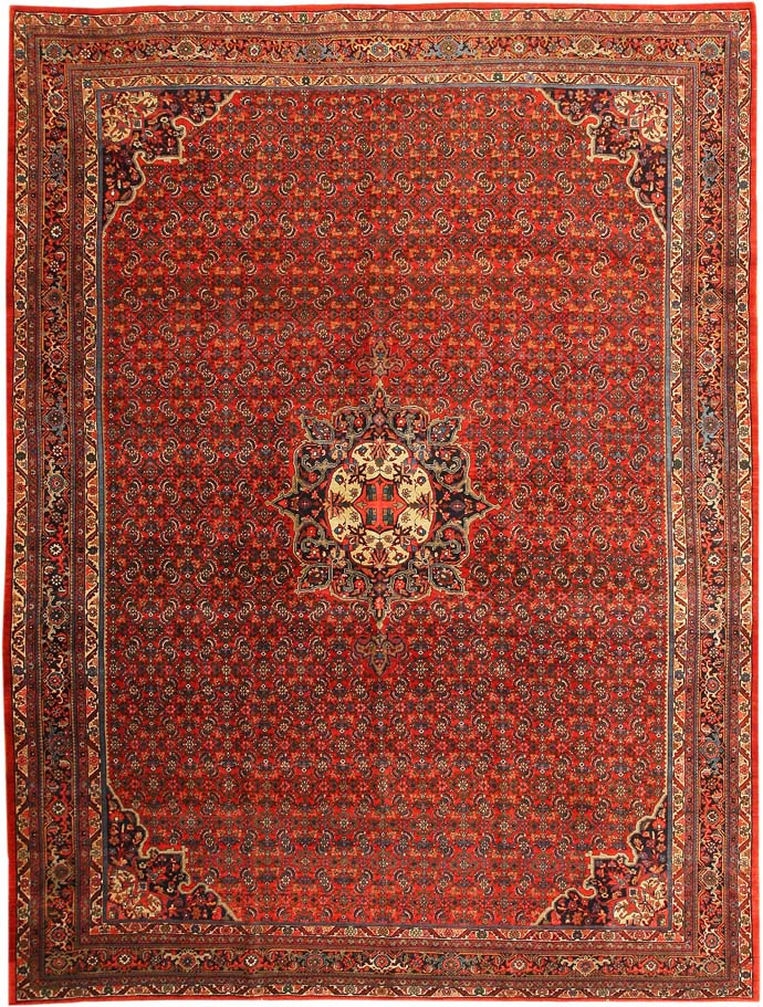 Antique Bidjar Persian Rug 43564 Main Image - By Nazmiyal Antique Bidjar Persian Rug 43564 Main Image - By Nazmiyal