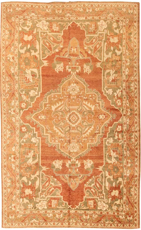 Antique Giordes Turkish Rug 1498 Main Image - By Nazmiyal