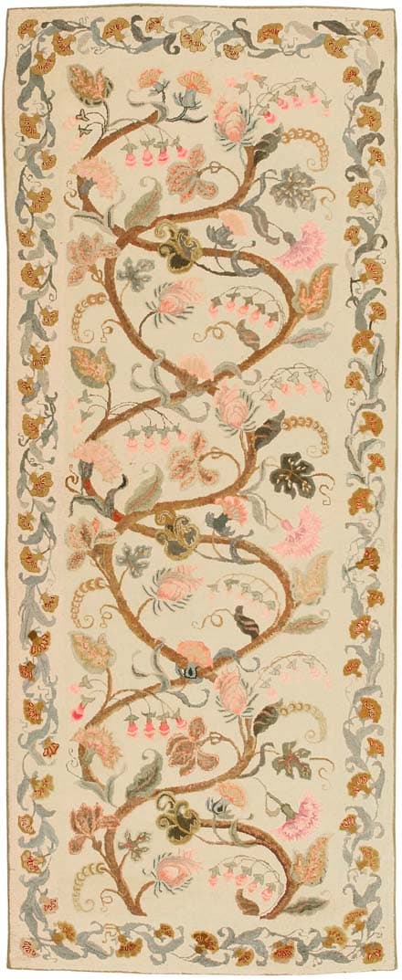 Antique Hooked American Rug 2694 Main Image - By Nazmiyal