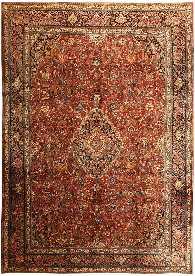 Antique Sarouk Persian Rugs 43579 Main Image - By Nazmiyal Antique Sarouk Persian Rugs 43579 Main Image - By Nazmiyal