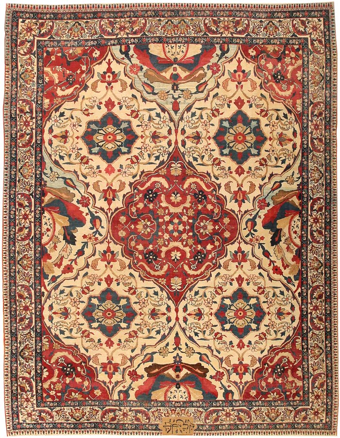 Antique Kerman Persian Rug 1817 Main Image - By Nazmiyal Antique Kerman Persian Rug 1817 Main Image - By Nazmiyal