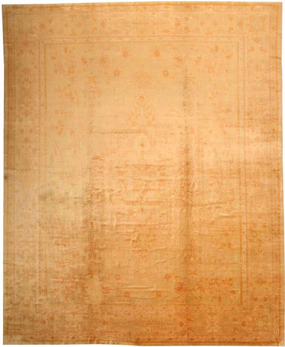 Antique Oushak Turkish Rug 1471 Main Image - By Nazmiyal Antique Oushak Turkish Rug 1471 Main Image - By Nazmiyal