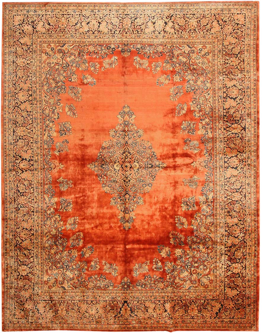 Antique Sarouk Persian Rug 43527 Main Image - By Nazmiyal