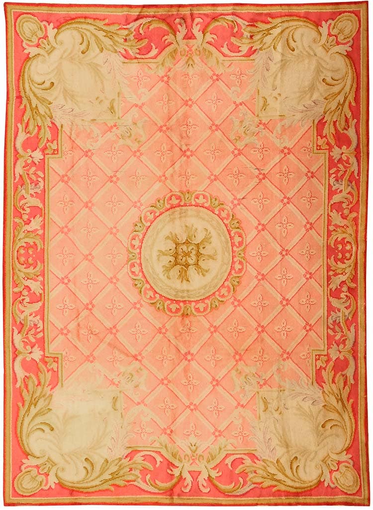Antique Savonnerie European Rug 3234 Main Image - By Nazmiyal