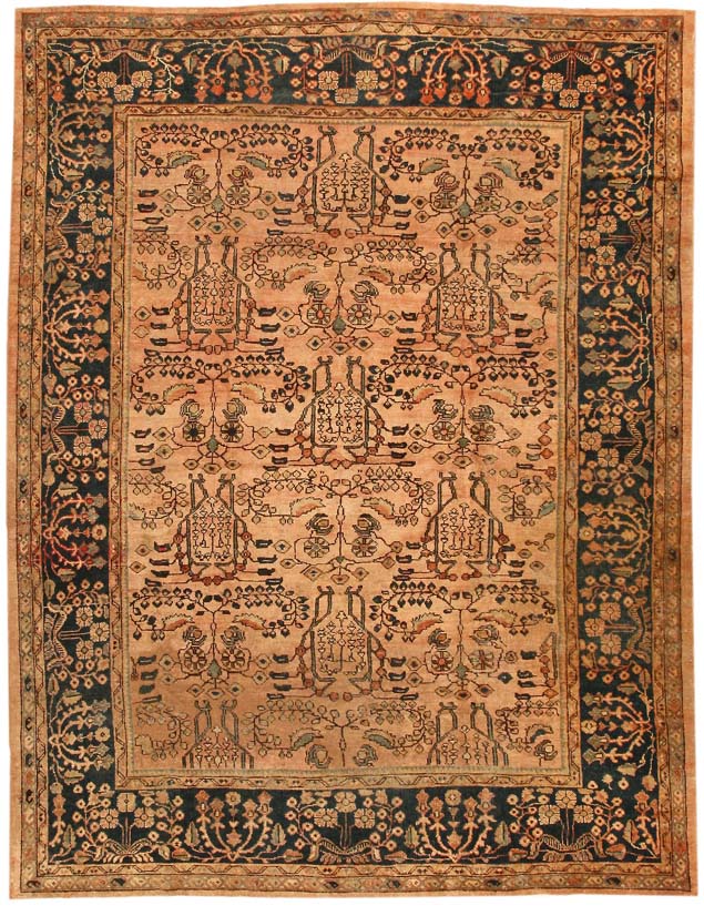 Antique Sultanabad Persian Rugs 43457 Main Image - By Nazmiyal Antique Sultanabad Persian Rugs 43457 Main Image - By Nazmiyal