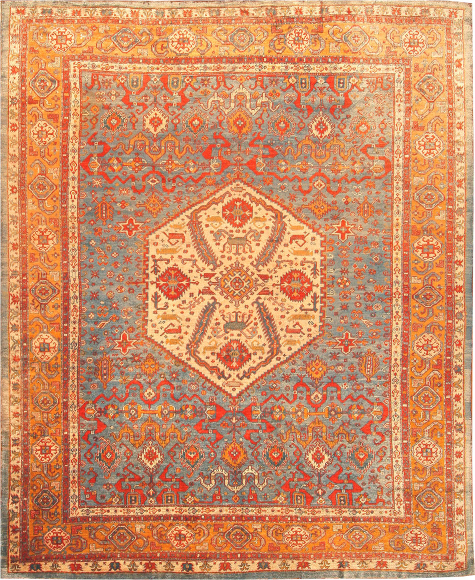 Antique Angora Oushak Turkish Rugs # 42697 Main Image - By Nazmiyal Antique Angora Oushak Turkish Rugs # 42697 Main Image - By Nazmiyal