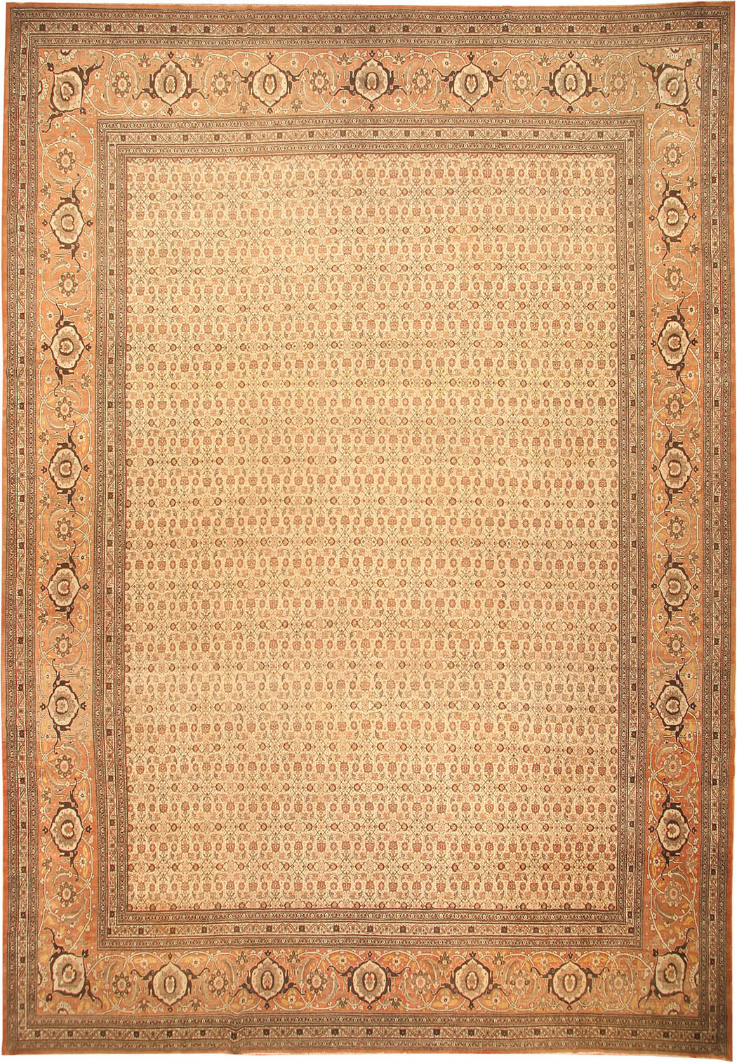 Antique Tabriz Persian Rug 42284 Main Image - By Nazmiyal Antique Tabriz Persian Rug 42284 Main Image - By Nazmiyal