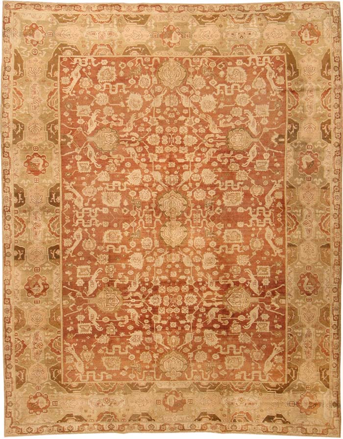 Antique Agra Oriental Rug 789 Main Image - By Nazmiyal