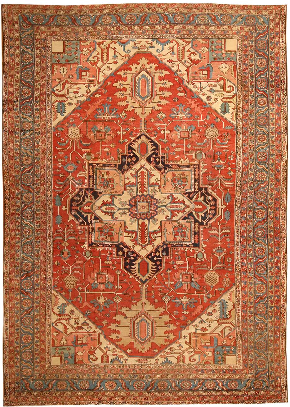 Antique Bakshaish Persian Rugs 43612 Main Image - By Nazmiyal Antique Bakshaish Persian Rugs 43612 Main Image - By Nazmiyal
