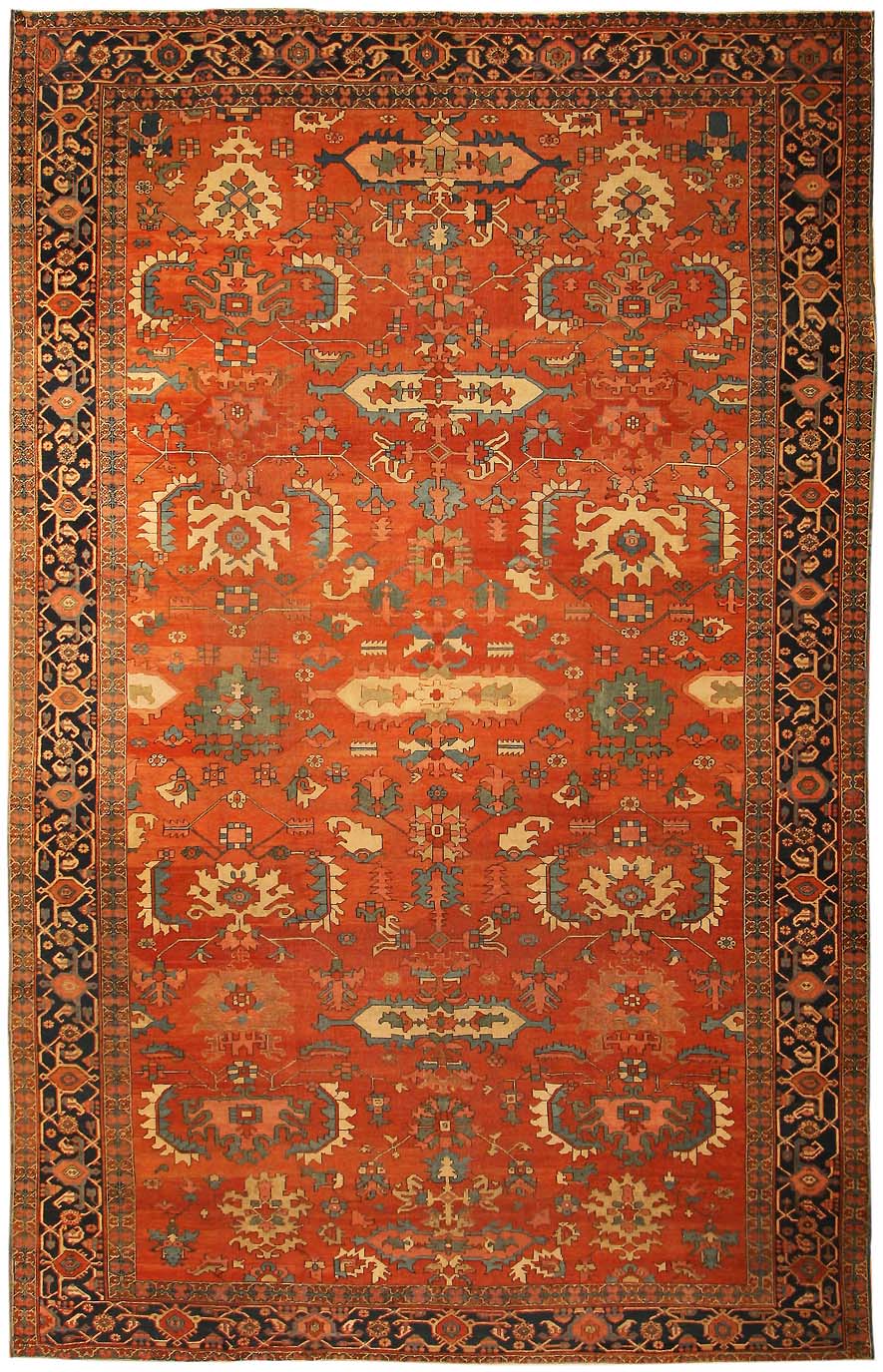 Antique Bakshaish Persian Rug 43623 Main Image - By Nazmiyal Antique Bakshaish Persian Rug 43623 Main Image - By Nazmiyal