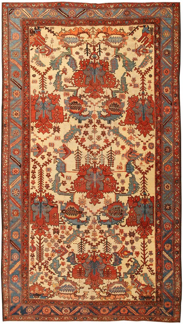 Antique Bakhtiari Persian Rug 43474 Main Image - By Nazmiyal