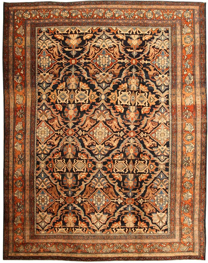 Antique Bibikabad Persian Rug 43704 Main Image - By Nazmiyal