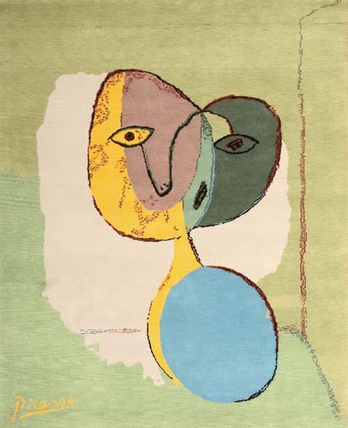 Vintage Pablo Picasso Rug 41297 Main Image - By Nazmiyal