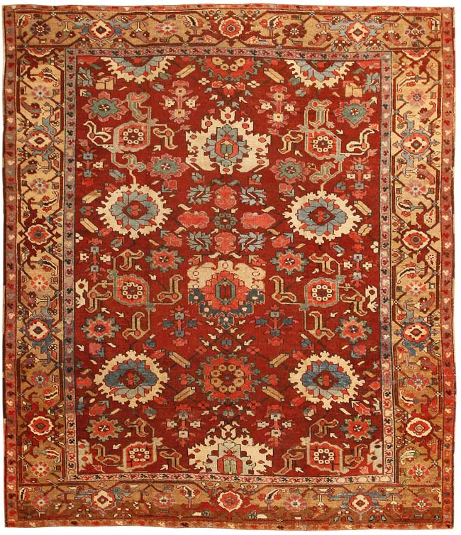 Antique Serapi Persian Rug #43451 Main Image - By Nazmiyal