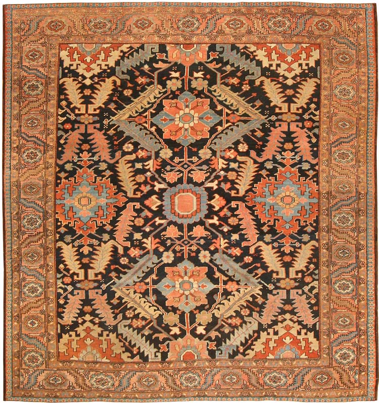 Antique Heriz Serapi Persian Rugs 43247 Main Image - By Nazmiyal Antique Heriz Serapi Persian Rugs 43247 Main Image - By Nazmiyal