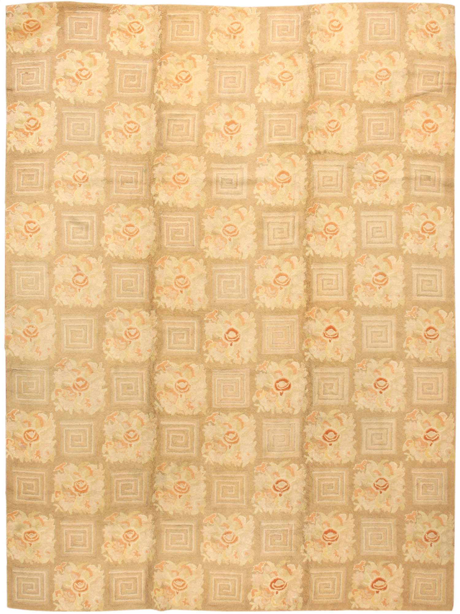 Antique Hooked American Rug 2142