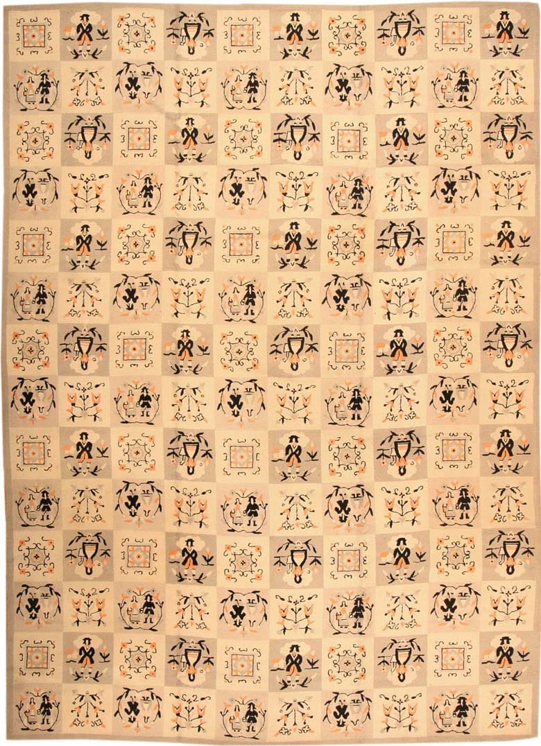 Antique Hooked American Rug 2721 Main Image - By Nazmiyal