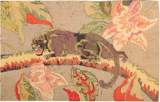 Antique Hooked American Rug 2358 Main Image - By Nazmiyal