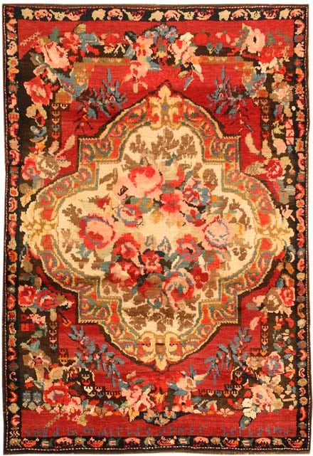 Antique Karabagh Rug 43504 Main Image - By Nazmiyal