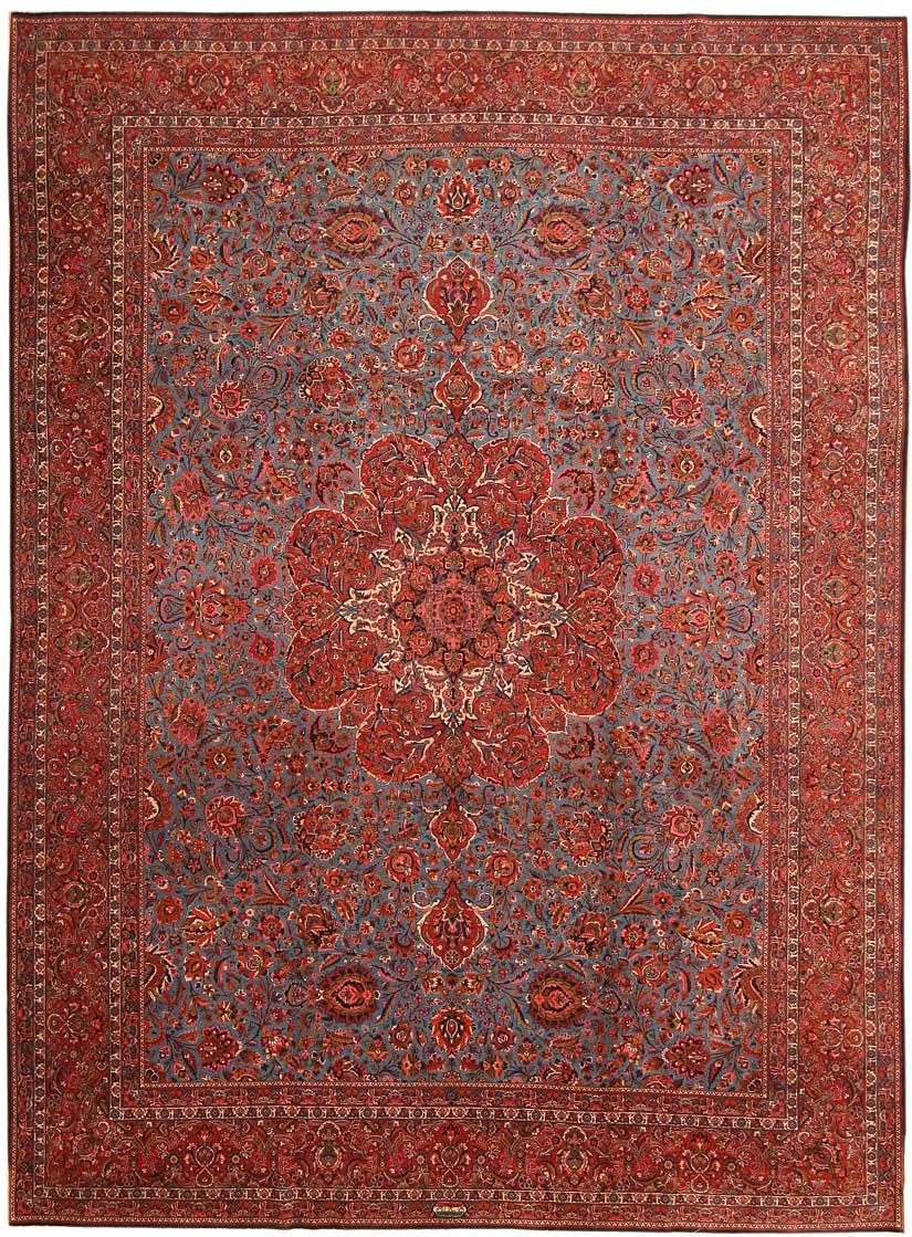 Antique Kashan Persian Rug 43546 Main Image - By Nazmiyal Antique Kashan Persian Rug 43546 Main Image - By Nazmiyal