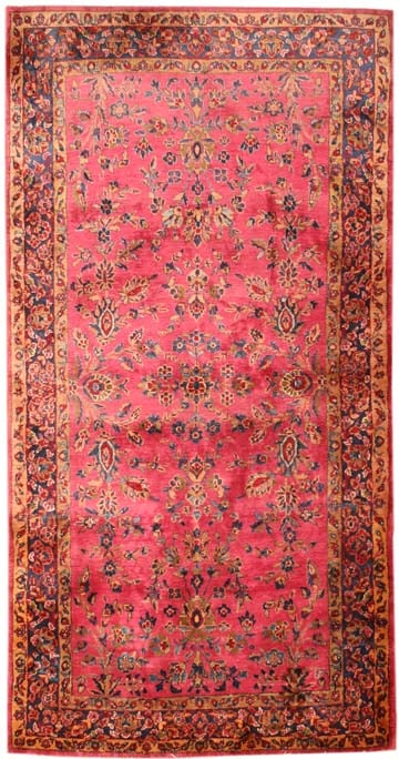 Antique Silk Kashan Persian Rug 43903 Main Image - By Nazmiyal