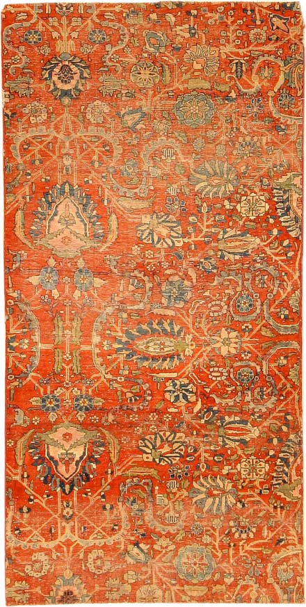 Antique Kashan Persian Rug 2851 Main Image - By Nazmiyal Antique Kashan Persian Rug 2851 Main Image - By Nazmiyal