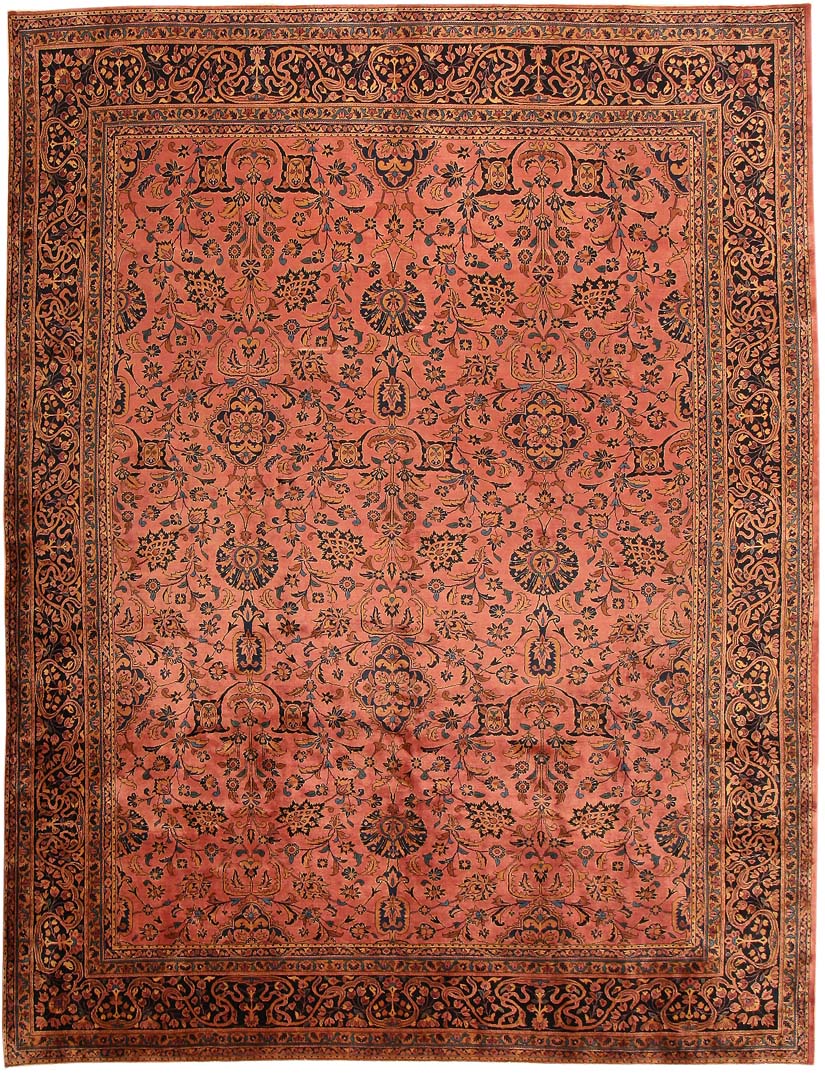Antique Kashan Persian Rug 43525 Main Image - By Nazmiyal