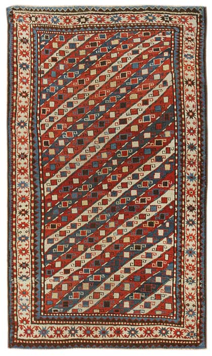 Antique Kazak Caucasian Rug 44388 Main Image - By Nazmiyal