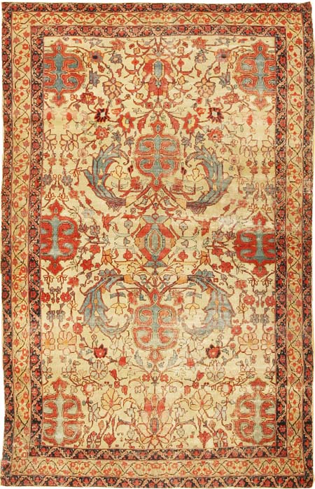 Antique Kerman Persian Rug 2357 Main Image - By Nazmiyal Antique Kerman Persian Rug 2357 Main Image - By Nazmiyal