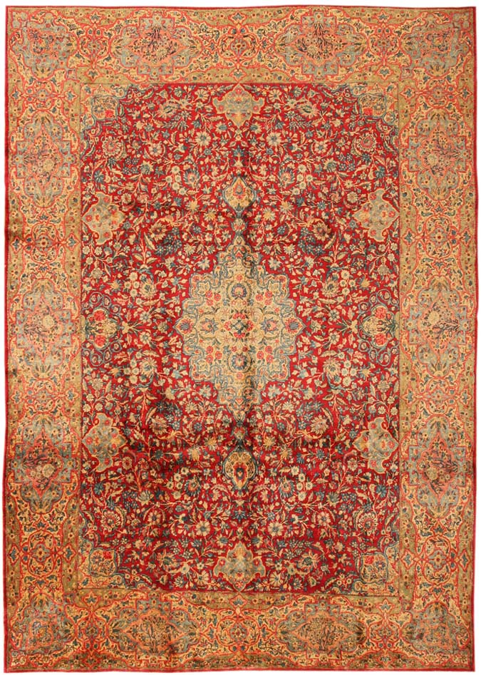 Antique Kerman Persian Rug 43519 Main Image - By Nazmiyal Antique Kerman Persian Rug 43519 Main Image - By Nazmiyal