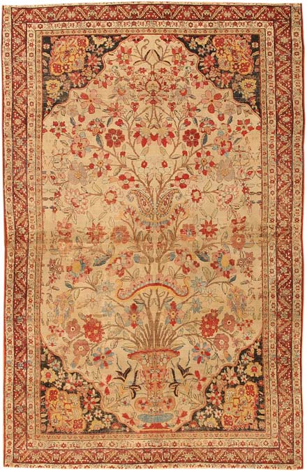 Antique Kerman Persian Rug 2796 Main Image - By Nazmiyal
