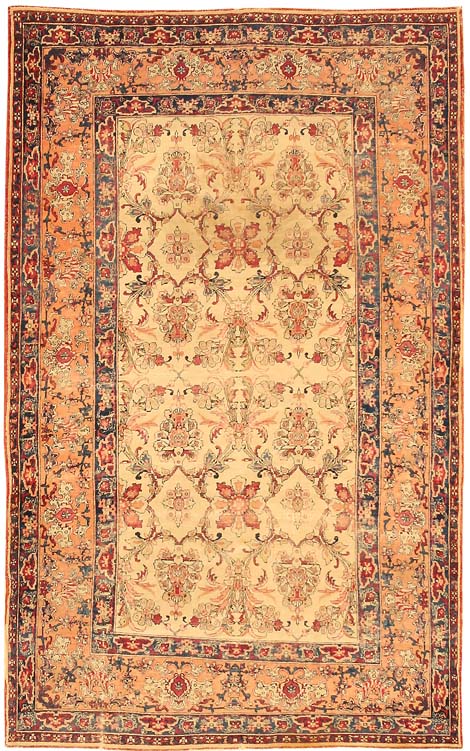 Antique Kerman Persian Rug 2632 Main Image - By Nazmiyal Antique Kerman Persian Rug 2632 Main Image - By Nazmiyal