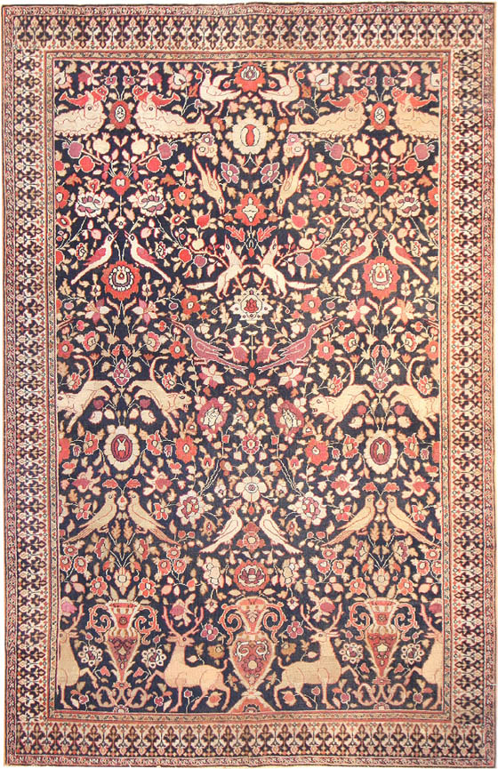 Antique Khorassan Persian Rugs 3244 Main Image - By Nazmiyal Antique Khorassan Persian Rugs 3244 Main Image - By Nazmiyal