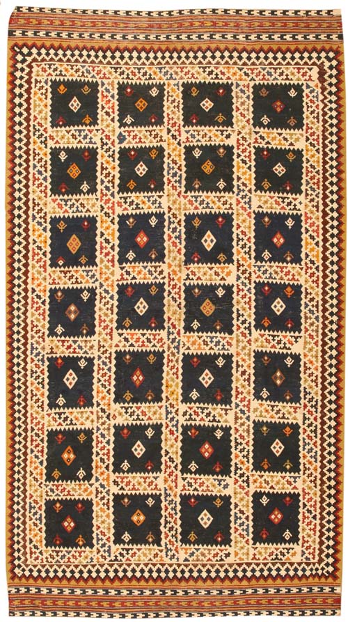 Antique Kilim Persian Carpets 43801 Main Image - By Nazmiyal Antique Kilim Persian Carpets 43801 Main Image - By Nazmiyal