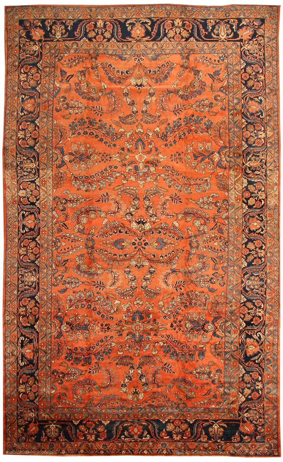 Antique Sultanabad Persian Carpet 40470 Main Image - By Nazmiyal Antique Sultanabad Persian Carpet 40470 Main Image - By Nazmiyal