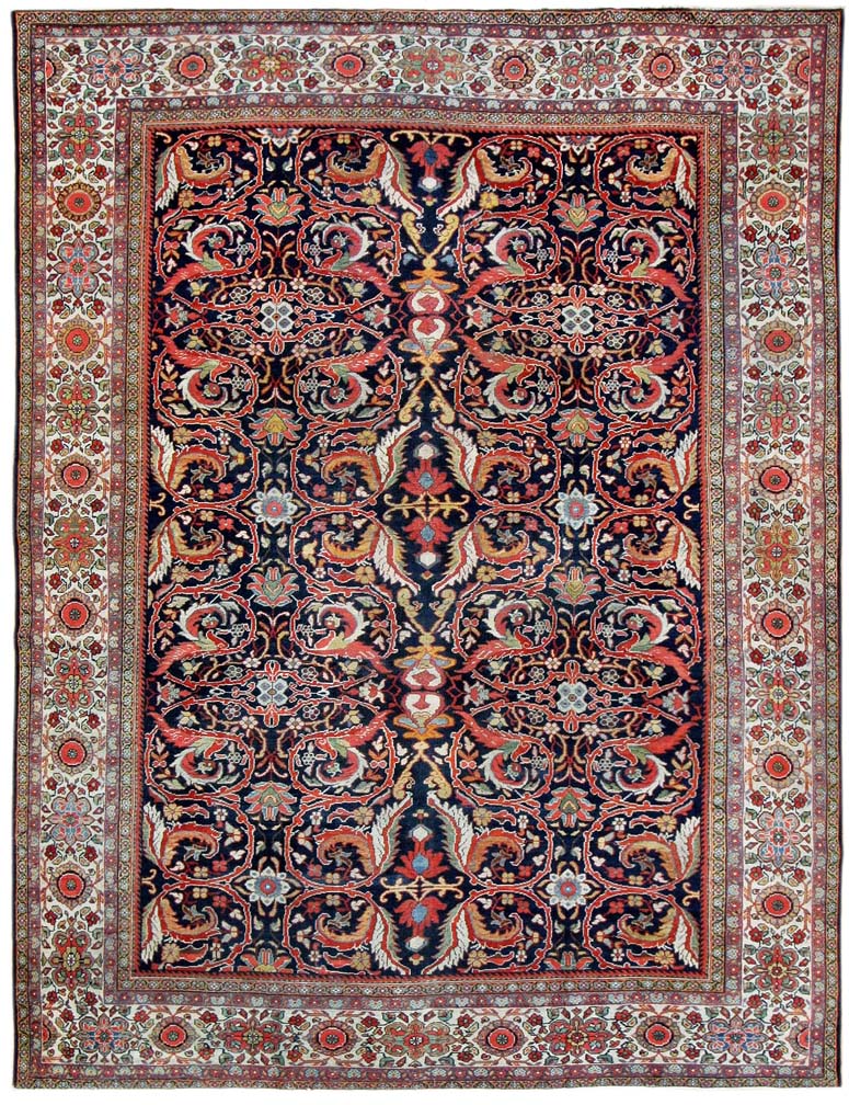 Antique Sultanabad Persian Rugs 1867 Main Image - By Nazmiyal Antique Sultanabad Persian Rugs 1867 Main Image - By Nazmiyal
