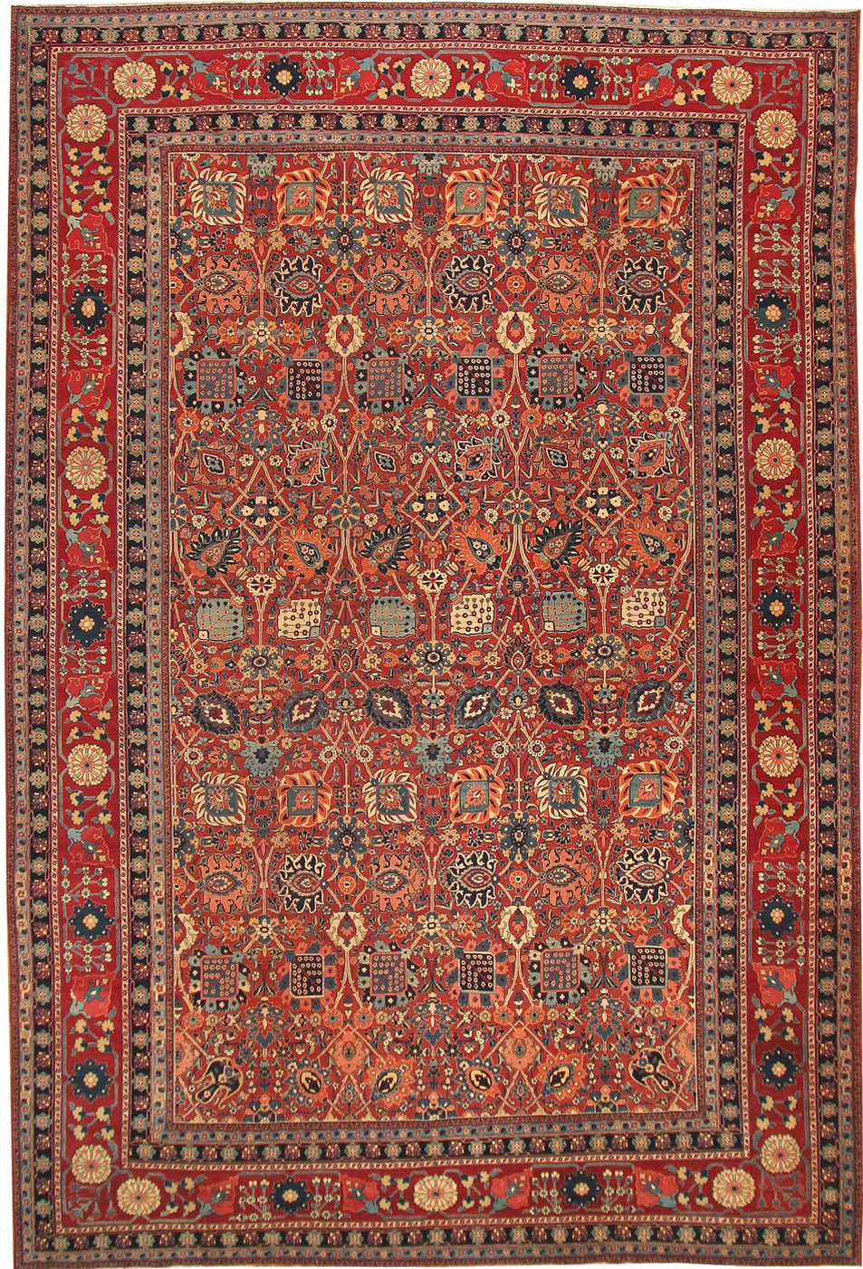 Antique Tabriz Persian Rug 42432 Main Image - By Nazmiyal