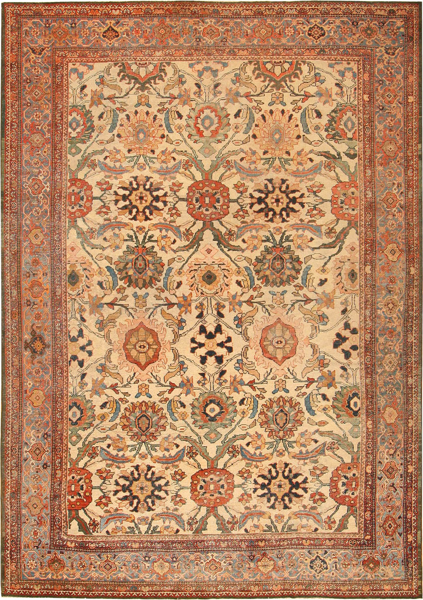 Antique Sultanabad Persian Rugs 42513 Main Image - By Nazmiyal Antique Sultanabad Persian Rugs 42513 Main Image - By Nazmiyal