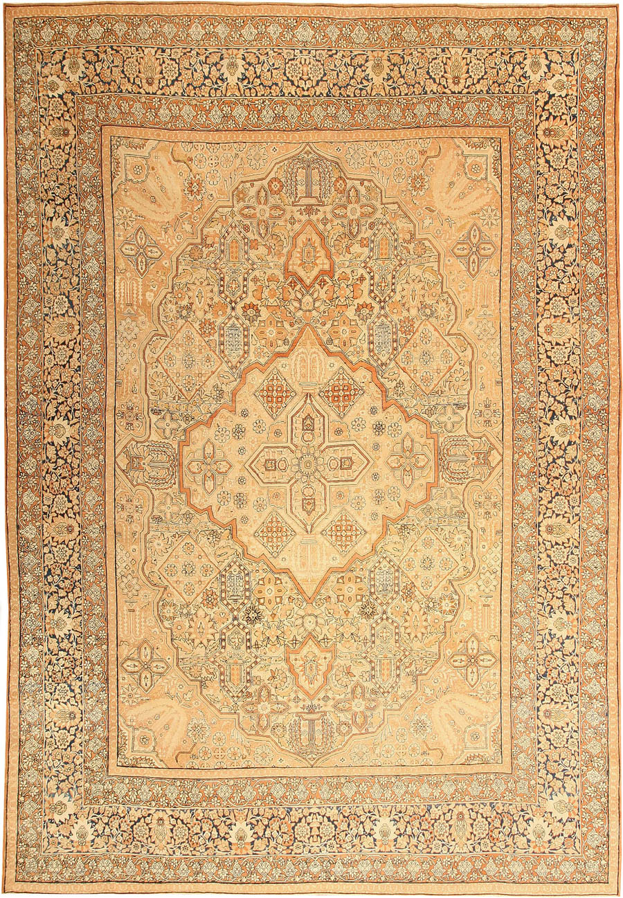 Antique Kerman Persian Rug 42611 Main Image - By Nazmiyal Antique Kerman Persian Rug 42611 Main Image - By Nazmiyal