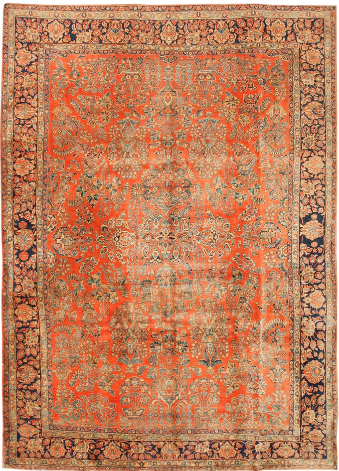 Antique Sarouk Persian Rug 43512 Main Image - By Nazmiyal
