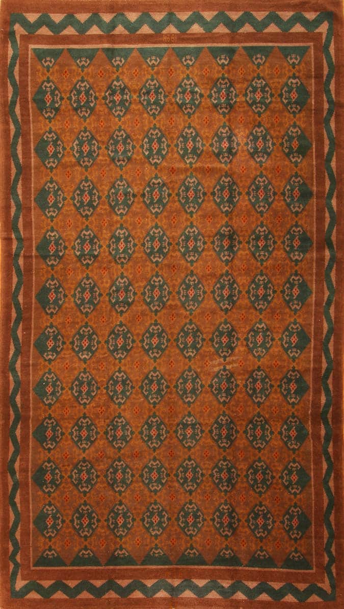 Art Deco Scandinavian Swedish Carpet 3367 Main Image - By Nazmiyal Art Deco Scandinavian Swedish Carpet 3367 Main Image - By Nazmiyal
