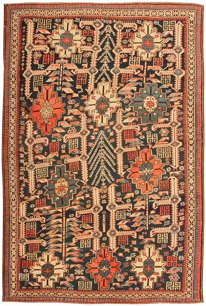 Antique Shirvan Rug 43304 Main Image - By Nazmiyal Antique Shirvan Rug 43304 Main Image - By Nazmiyal