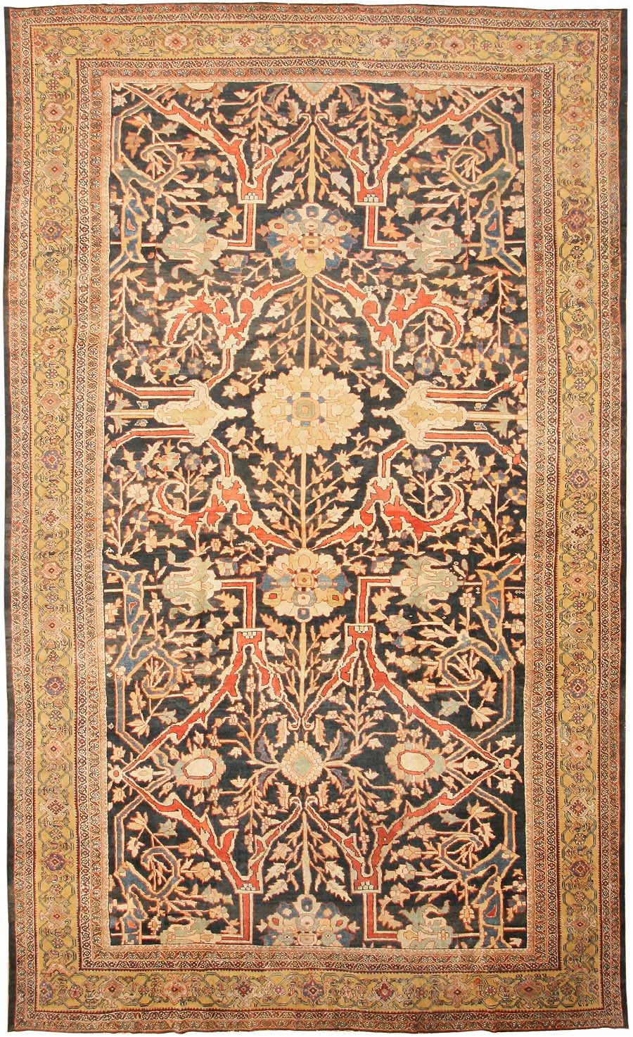 Antique Sultanabad Persian Rugs 43342 Main Image - By Nazmiyal Antique Sultanabad Persian Rugs 43342 Main Image - By Nazmiyal