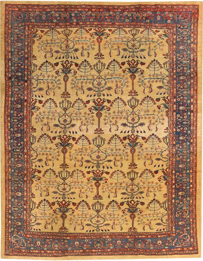 Antique Sultanabad Rug 43461 Main Image - By Nazmiyal