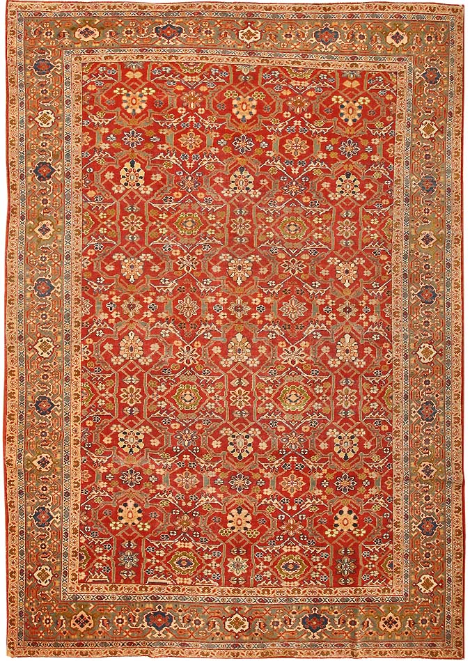 Antique Sultanabad Rug 43893 Main Image - By Nazmiyal Antique Sultanabad Rug 43893 Main Image - By Nazmiyal