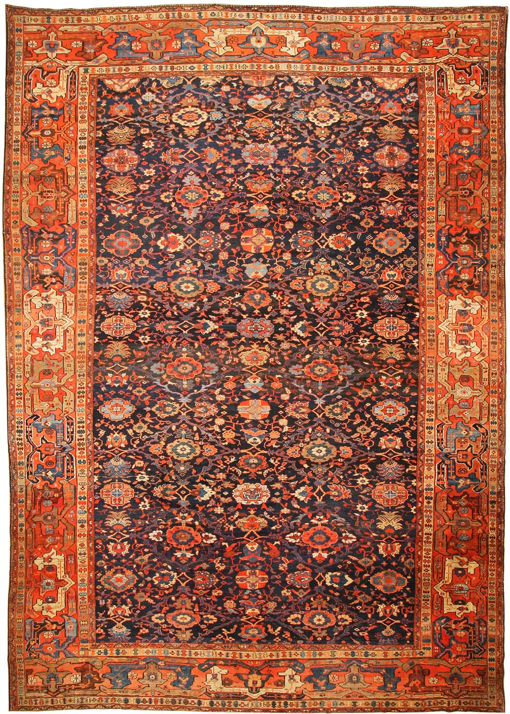 Antique Sultanabad Persian Rugs 43354 Main Image - By Nazmiyal Antique Sultanabad Persian Rugs 43354 Main Image - By Nazmiyal