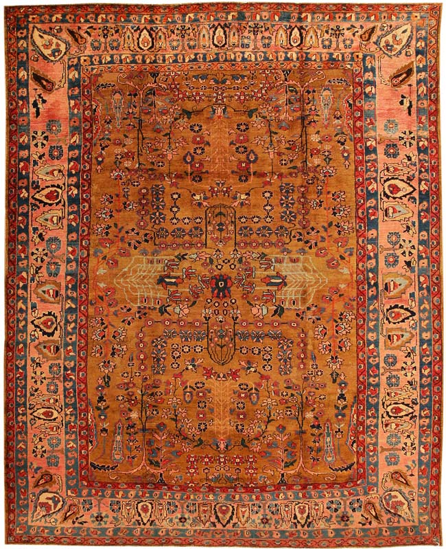 Antique Sultanabad Rug 43454 Main Image - By Nazmiyal